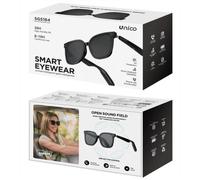Unico SG5164 Occhiali Intelligenti Smart Eyewear con Auricolari 2 in 1, Protezione UV, Musica e Chiamate, 8-10H Autonomia
