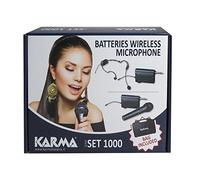 Karma Set 1000Hd Radiomicrofono ad Archetto, Nero