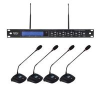 KARMA SET 8042 Kit per conferenze wireless UHF 4 mic