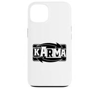 Karma What Goes Around Comes Around, divertente etichetta riciclata Custodia per iPhone 13