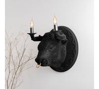 Karman Corrado applique, nero, velluto ceramico Karman