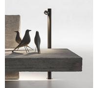 Karman Lampione a LED Jaco, 90 cm, marrone, alluminio, 1 luce. Karman