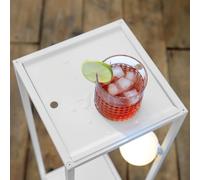 Karman porta-bibite per lampada Abachina bianco Karman