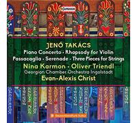 Jeno Takacs Jenó Takács: Piano Concerto/Rhapsody for Violin/Passacaglia/... (CD)