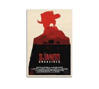 karn Django Unchained Poster artistico da parete su tela, poster decorativo per la stanza, stampa decorativa 30 x 45 cm, senza cornice