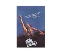 karn Poster del film horror The Evil Dead, stampa artistica da parete su tela, poster decorativo per la stanza, poster decorativo, 30 x 45 cm, senza cornice