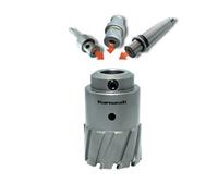 Karnasch Karnasch Power-Max 55 Super Heavy-Duty Corpo Sega da Traforo con Metallo Duro, 30mm Diámetro De Corte, 55mm Longitud Útil, 4mm Ancho De Corte, 6 Dientes, 1