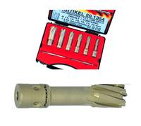 Karnasch Set Frese Per Foro Profondo HM 8 pz Ø12-26mm Fein Quick-In 18mm NL55