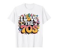 Karneval-Kostüm Ersatz Partner Retro Back Love negli Anni '70 e '70 Maglietta