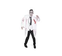 Karnival Costumes Costume dottore zombie per uomo - Grigio, bianco - M