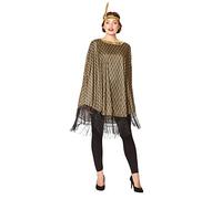 Karnival costumi 81388 1920 poncho, uomo, donna, multi