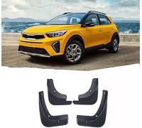 KAROB 4 Pezzi Auto Paraspruzzi per Kia Stonic 2017-2022, Nero, Plastica, Compatibile con Automobile, Specifico per il veicolo, Frontale e Posteriore, A Vite