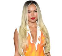 Karol G (Yellow Dress) Half Body Buddy Cutout