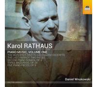 Karol Rathaus Karol Rathaus: Piano Music - Volume 1 (CD) Album