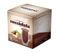 Karoma® 16 capsule compatibili con Nescafè Dolce Gusto (Nocciolato)