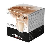 Karoma® 16 capsule Nocciolino bevanda al gusto di Nocciola compatibili con Nescafè Dolce Gusto