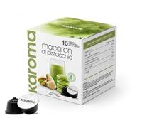 Karoma® capsule compatibili con Nescafè Dolce Gusto (16, Macaron al Pistacchio)
