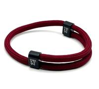 KAROO EARTH JEWELLERY Braccialetto unisex in corda regolabile, durevole, impermeabile, alla moda, da surfista, realizzato a mano, braccialetto di sopravvivenza regolabile, per uomini e donne