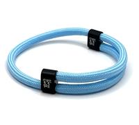 KAROO EARTH JEWELLERY Braccialetto unisex in corda regolabile, durevole, impermeabile, alla moda, da surfista, realizzato a mano, braccialetto di sopravvivenza regolabile, per uomini e donne, Misura