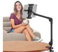 Karoten Porta Tablet da Tavolo, Ruotabile a 360°, Supporto Tavolo Tablet con Bracci in Metallo. Supporto iPad Tavolo per iPad, Tablet (4.7-12.9 inch), Supporto Tablet per Soggiorno/Cucina/Ufficio