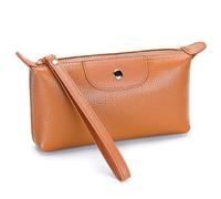 Karoukee Bella Pochette da Polso per Donna, Portafoglio da Donna in Vera Pelle, Borsellino per Cellulare, Clutch Elegante con Slot per Carte e Cinturino Non Staccabile