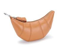 Karoukee Borsetta da Donna a Forma di Corno di Bovino, Borsellino in Vera Pelle per Cellulare, Portafoglio Elegante da Donna, Mini Pochette Unico con Tracolla Staccabile