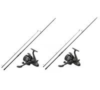 Karpfen Set 2x Prologic C-Series 3,00m 3,50lbs + 2x DAM Quick Runshift 3L 5000