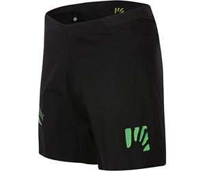 KARPOS 2500937-002 LAVAREDO Over Short Pantaloncini Uomo Black/Green Fluo Taglia XL