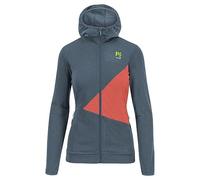 KARPOS 2500952-017 NUVOLAU W Fleece Maglia Lunga Donna Vintage Indigo/Hot Coral Taglia XS