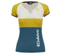 KARPOS 2500962-034 Moved Evo W Jersey T-Shirt Donna Lemon Curry/White/Corsair Taglia M