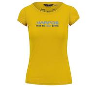 KARPOS 2501104-034 Val FEDERIA W Tee T-Shirt Donna Lemon Curry Taglia L