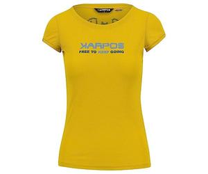 KARPOS 2501104-034 Val FEDERIA W Tee T-Shirt Donna Lemon Curry Taglia L