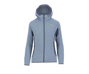 KARPOS 2501144-035 80'S Hoodie W Fleece Maglia Lunga Donna Mountain Spring/Bering Sea Taglia L