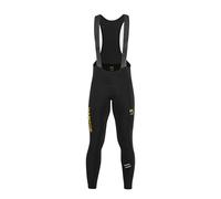KARPOS 2521014-052 Verve WINT BIBTIGHT Salopette Corte da Ciclismo Uomo Black/Sulphur Taglia L