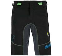 Karpos Ballistic Evo Shorts Nero S Uomo Black / Ombre Blue / Green Fluo