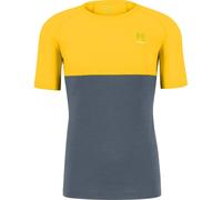 KARPOS Cimonega T-shirt - Uomo - Grigio / Giallo - Taglia M- modello 2025