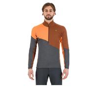 Karpos Federa Half Zip Fleece Rosso L Uomo