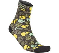 KARPOS GREEN FIRE W SOCKS BLACK/RIFLE GREEN/BUTTERCUP Woman