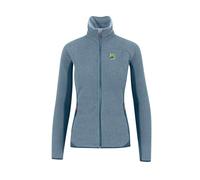 Karpos Maglia Lunga Donna Fleece Rocchetta Collo Scollo con Colletto Zip Anteriore Minimal Tasche Davanti Zip Minima Fondo Manica Bordino Elastico Fondo Capo Bordino Elastico Grigio