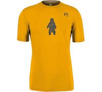 Karpos Wild Animal Short Sleeve T-shirt Giallo S Uomo