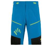 Karpos Pantaloni Corti Rapid Indigo Bunting / Black / Green Fluo