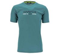Karpos Val Federia Short Sleeve T-shirt Blu M Uomo