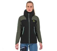 KARPOS VALSESIA SHELL W JKT BLACK SAND/THYME Woman