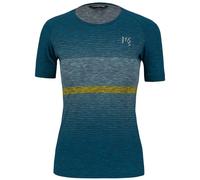 KARPOS Verve W Tee - Donna - Blu / Grigio / Giallo - Taglia M- modello 2023