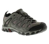 Karrimor Scarpe Walking Uomo Scarpe Supa 5 Pelle con Lacci Grigio Taglia UK