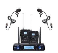 Karsect JRU-562/PT-51C/LT-11A Wireless 2 x Clip Microfono Set