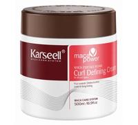 Karseell MACA CARE SYSTEM Maschera Capelli Definizione di Ricci 500ml | Senza risciacquo. Olio di argan e jojoba di Coan. Burro di murumuru e burro di cacao. Aminoacidi della cheratina.
