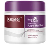 Karseell MACA CARE SYSTEM Maschera Capelli Viola Professionale Antigiallo Capelli Biondi Grigi Platino Decolorati Colorati Idratante Riparatrice Nutriente Anticrespo Senza Solfati 100ml