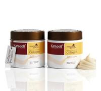 Karseell MACA CARE SYSTEM Set 2 Maschere Capelli Collagene Argan Cocco Idratanti Riparatrice Capelli Secchi Danneggiati Colorati Ricci Crespi Lisciati Nutriente Brillantezza Anticrespo Senza Solfati