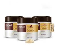 Karseell MACA CARE SYSTEM Set 3 Maschere Capelli Collagene Argan Cocco Idratanti Riparatrice Capelli Secchi Danneggiati Colorati Ricci Crespi Lisciati Nutriente Brillantezza Anticrespo Senza Solfati
